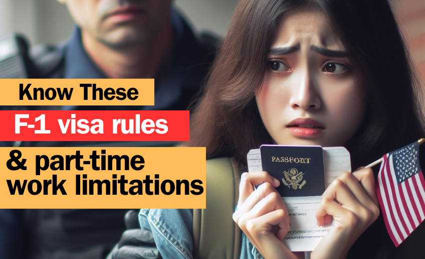 Everything about F-1 Student Visa! Part-Time Work Opportunities & Limitations